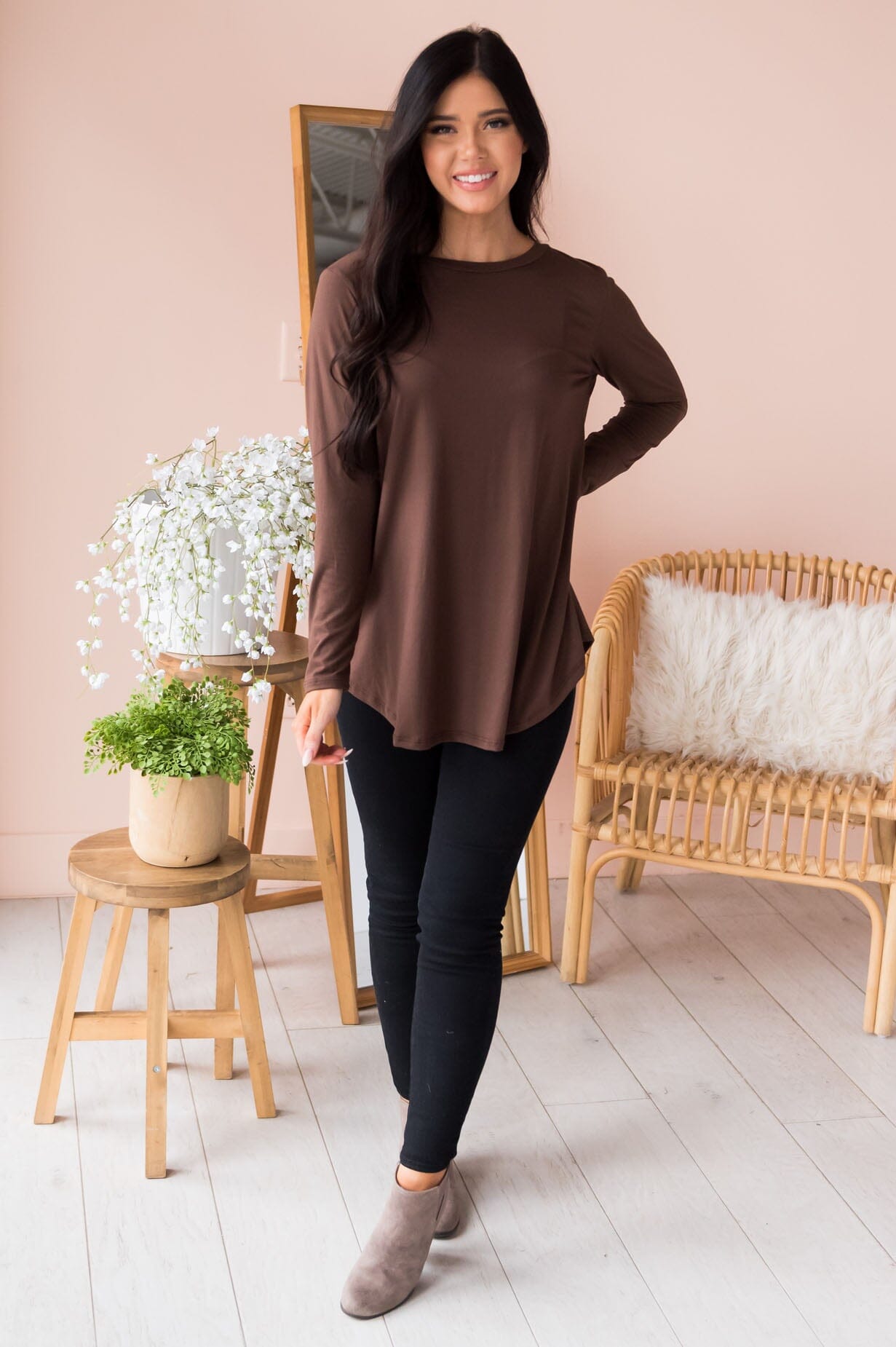 Perfect Match Modest Long Sleeve Top