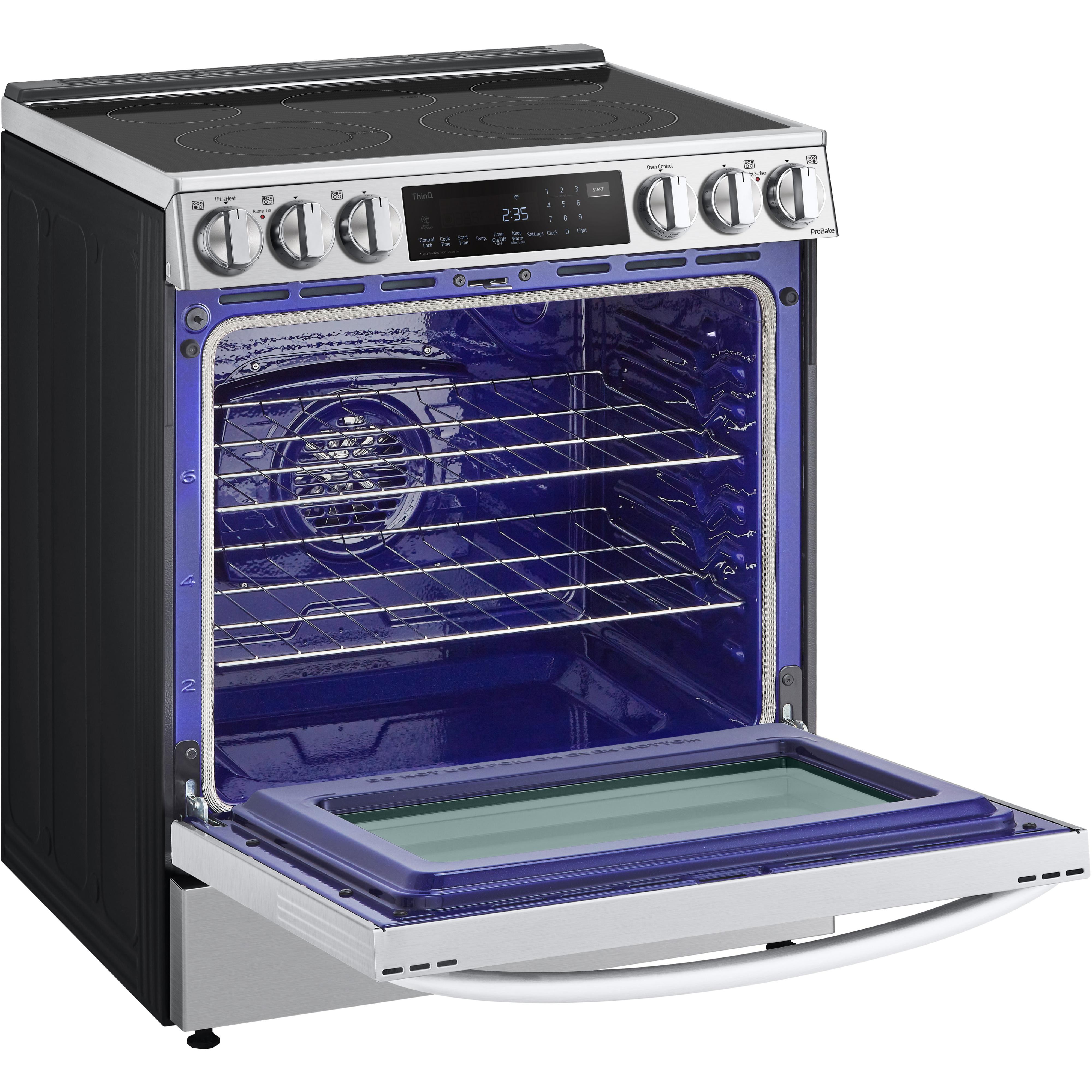 LG 30-inch Slide-In Electric Range with Air Fry LSEL6335F