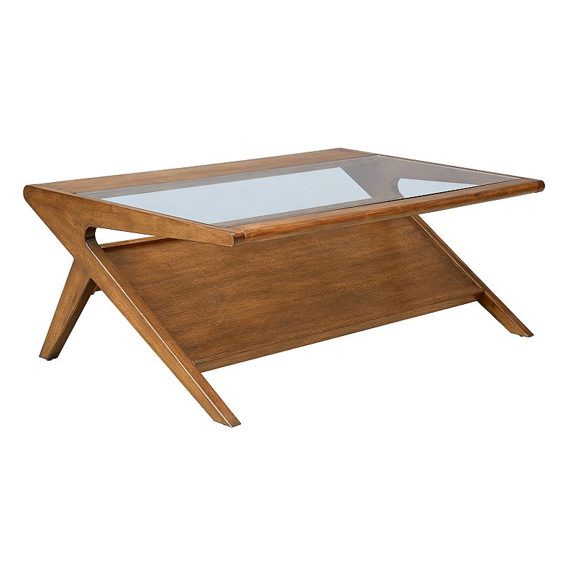 INK+IVY Rocket Glass Coffee Table