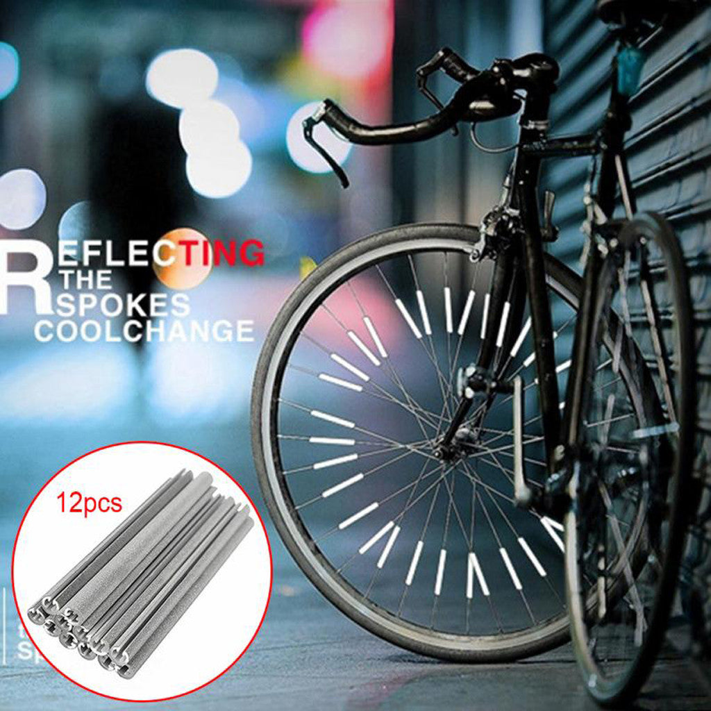 Bicycle Wheel Spoke Reflector Bicycle Wheel Spoke Reflector 12PCS Bicycle Accessories