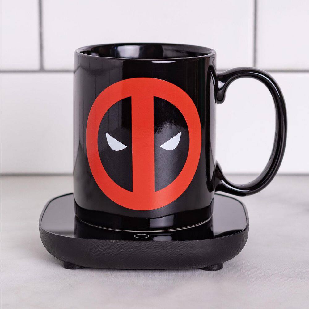 Uncanny Brands Marvel's Single-Cup Deadpool Red Coffee Mug with Warmer for Your Drip Coffee Maker MW1-MVX-DEA