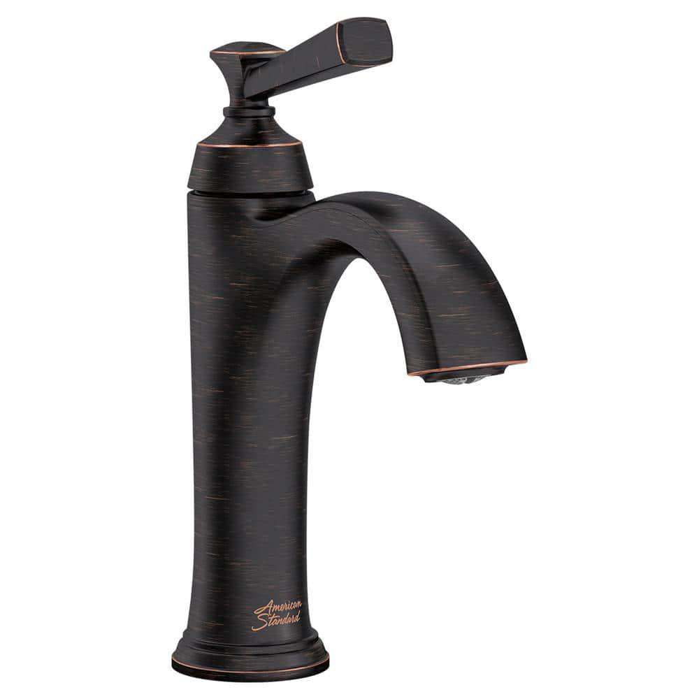 American Standard Rumson Single Hole SingleHandle Bathroom Faucet in Legacy Bronze