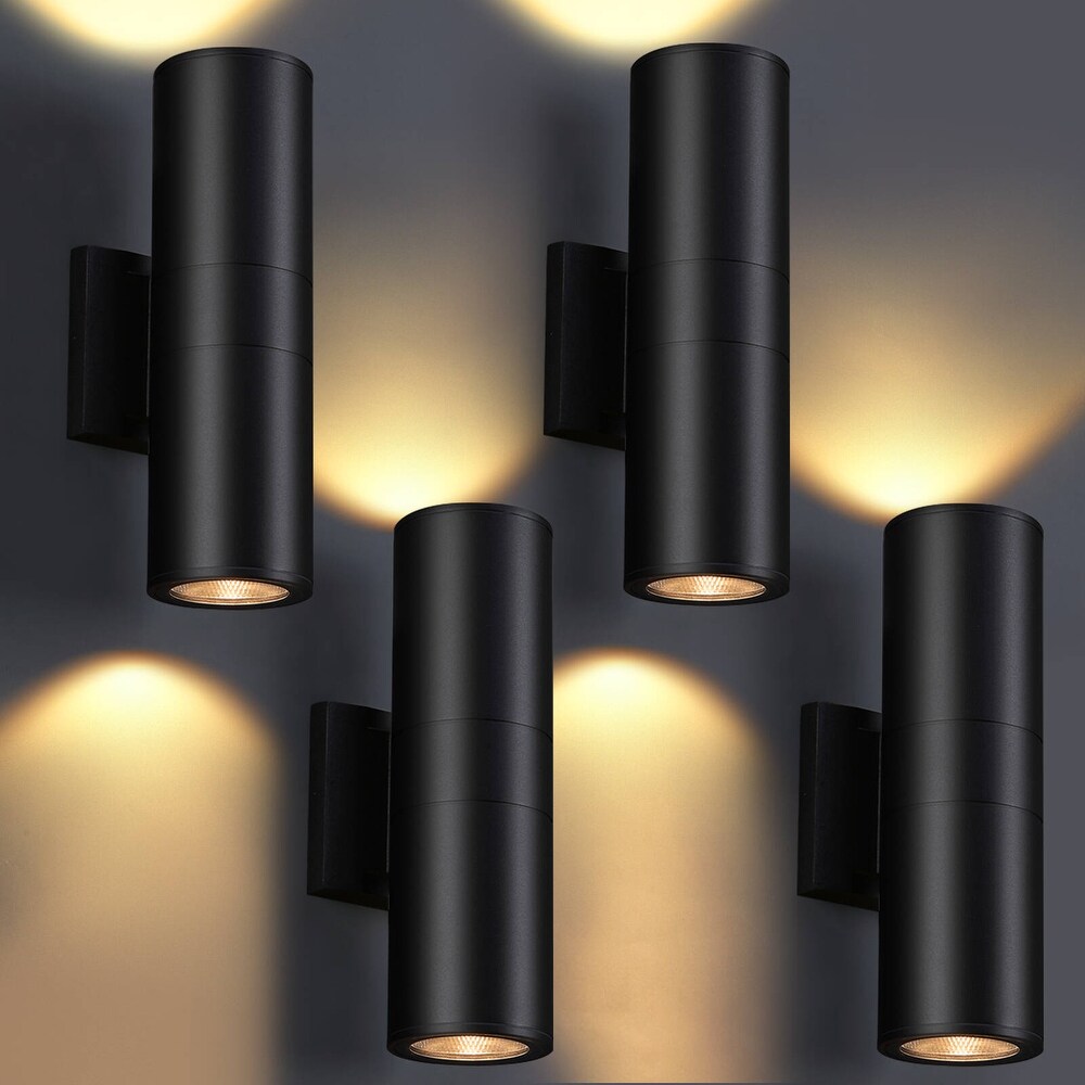 IP65 Integrated LED Cylinder Up Down Wall Light Outdoor