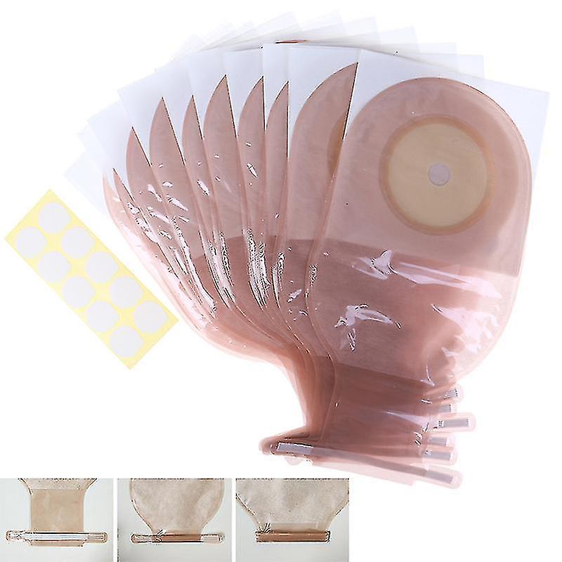 10pcs Colostomy Bags Colostomy Disposable Ostomy Drainable Single Use Bags Pouch High Quality