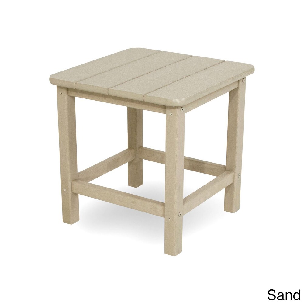 POLYWOOD Seashell 18 inch Side Table