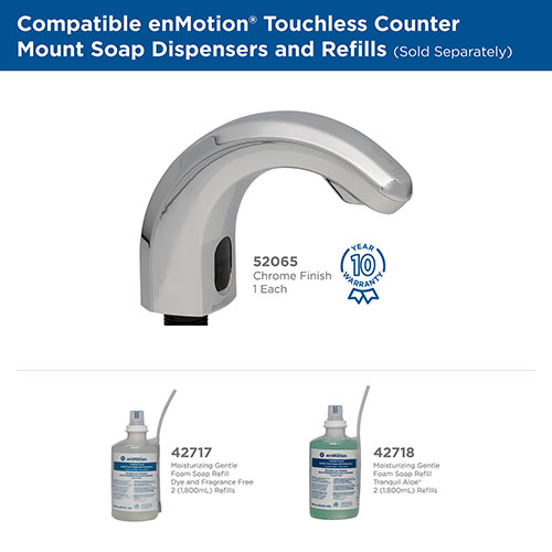 Georgia Pacific enMotion Counter Mount Soap Dispenser Refills | Tranquil Aloeandreg;， 1，800 mL