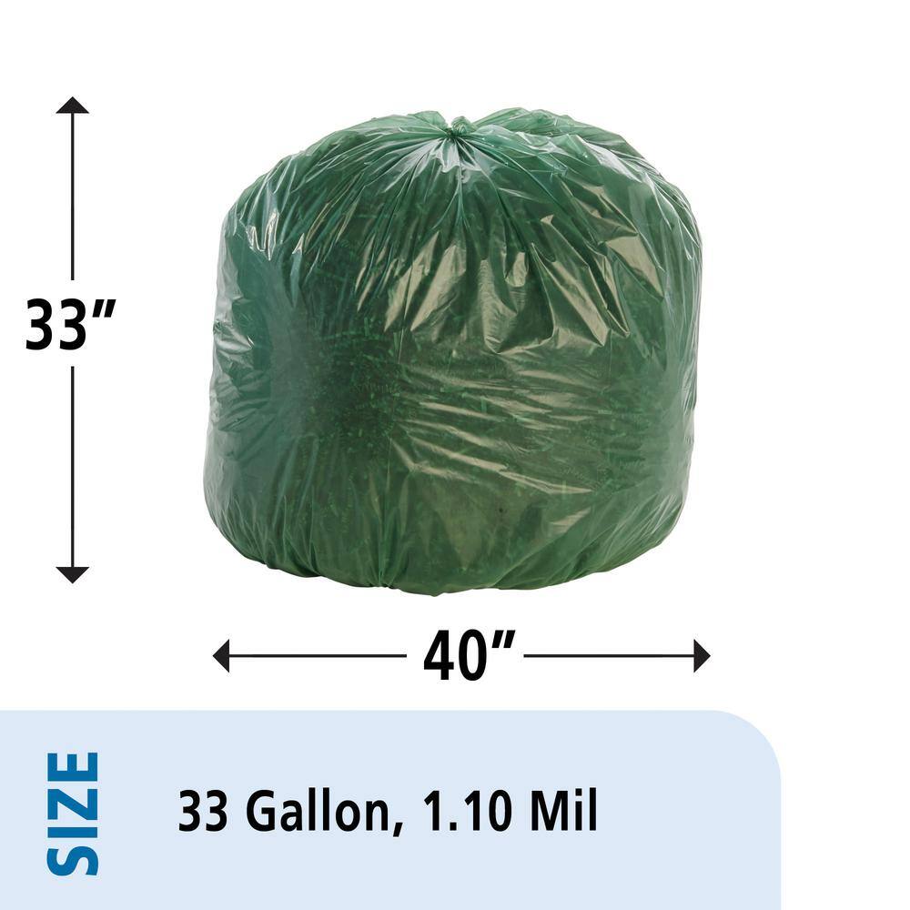 Stout 33 Gal. Totally Degradable Trash Bags (40 per Box) STOG3340E11