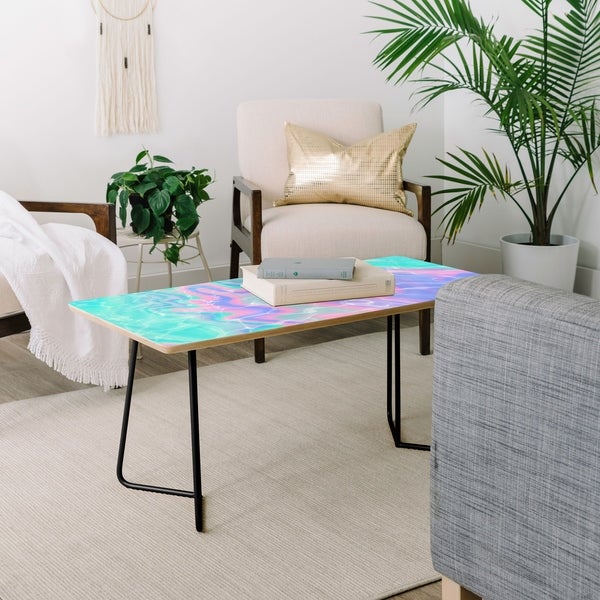 Deny Designs Poolside Melt Coffee Table (2 leg options)