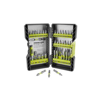 RYOBI Bi-Metal Impact Rated Screwdriver Drill Bit Kit (40-Piece) AR2038