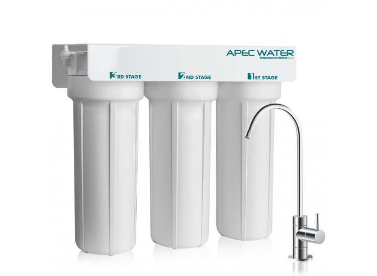 APEC Water Super Capacity Premium Quality 3 Stage Water Filtration System