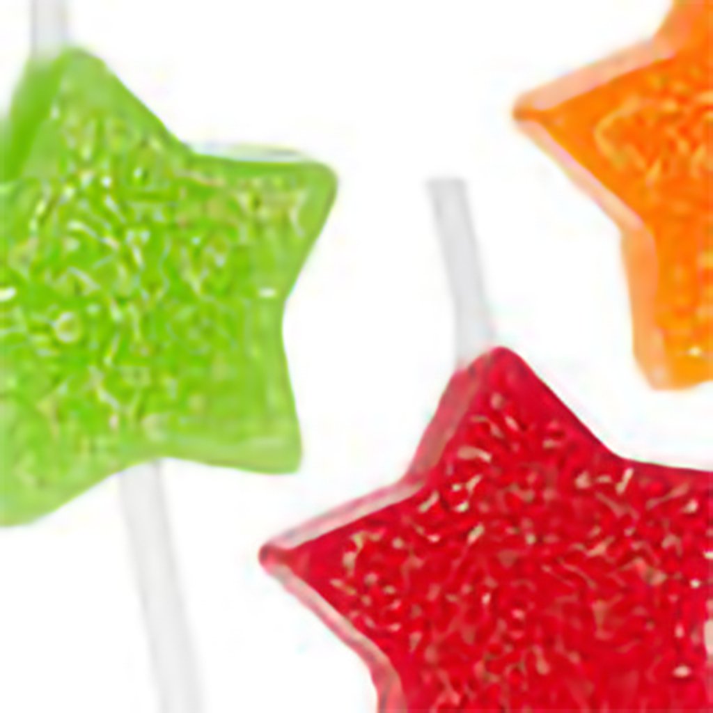 Hallmark  Assorted Color With Glitter Star-Shaped Birthday Candles, Set of 6