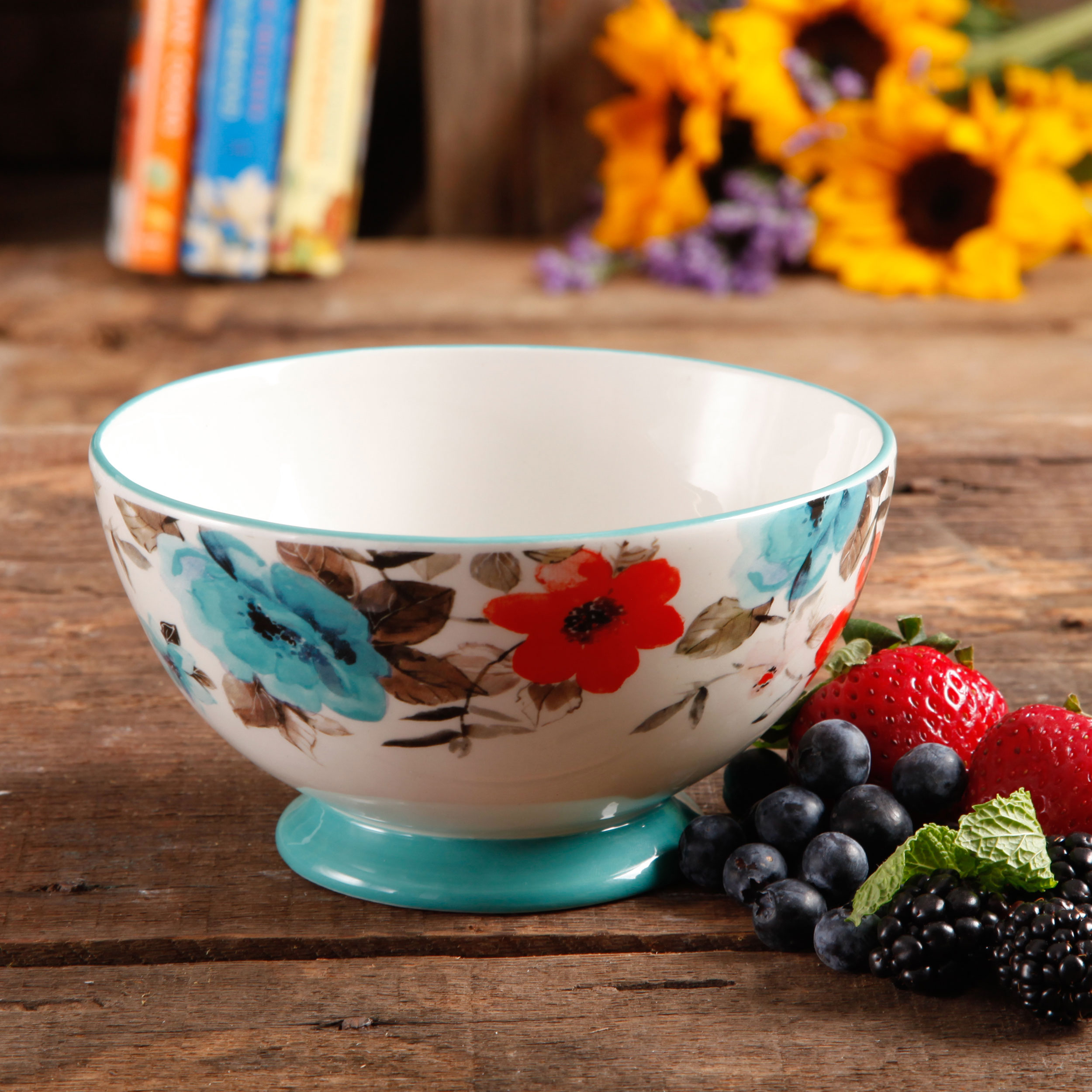 The Pioneer Woman Flea Market Floral Bowl， Set of 4