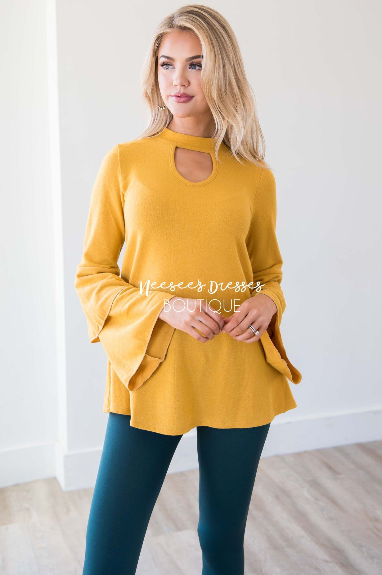 Romantic Flounce Sleeve Sweater