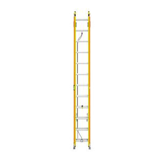 Werner 24 ft. GlideSafe Fiberglass Extension Ladder 300 lbs. Load Capacity Type IA Duty Rating T6224-2GS