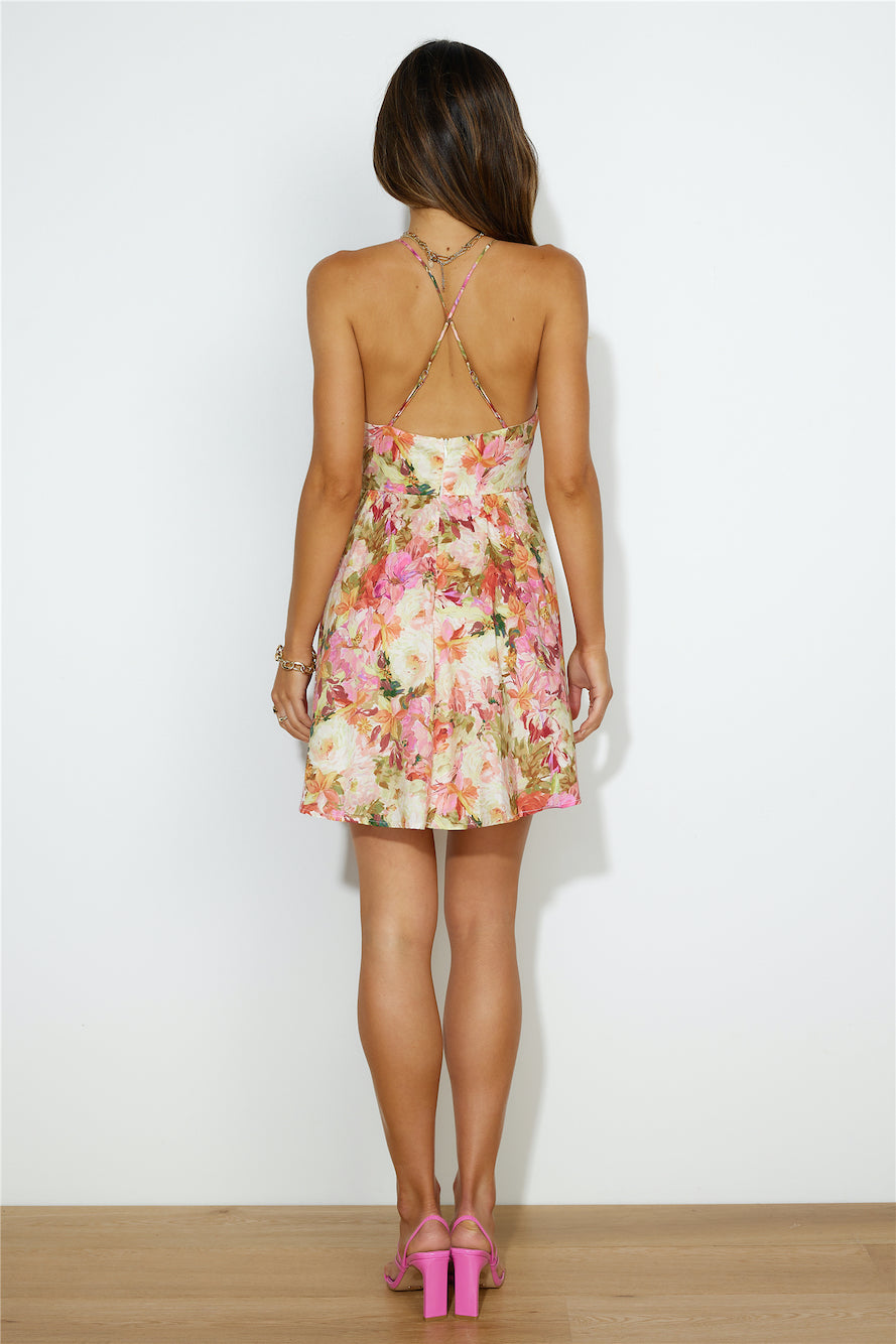 Garden Pick Mini Dress Floral