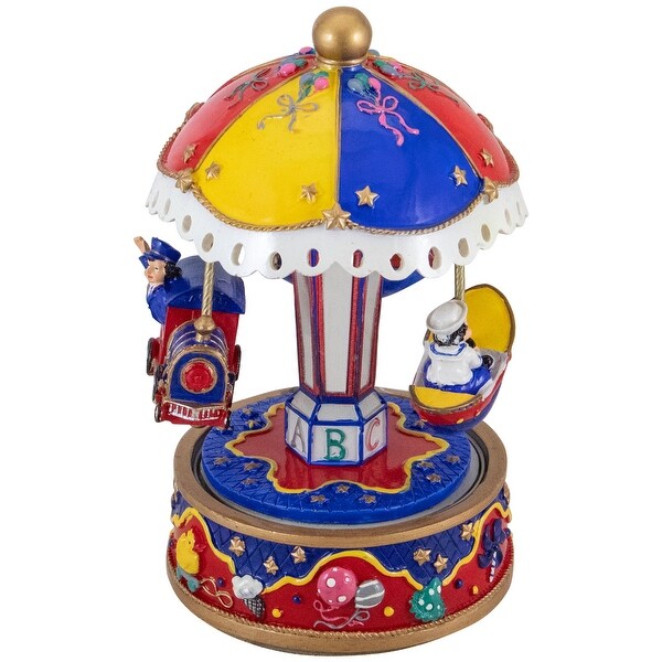 Children's Boat，Plane and Train Animated Musical Carousel