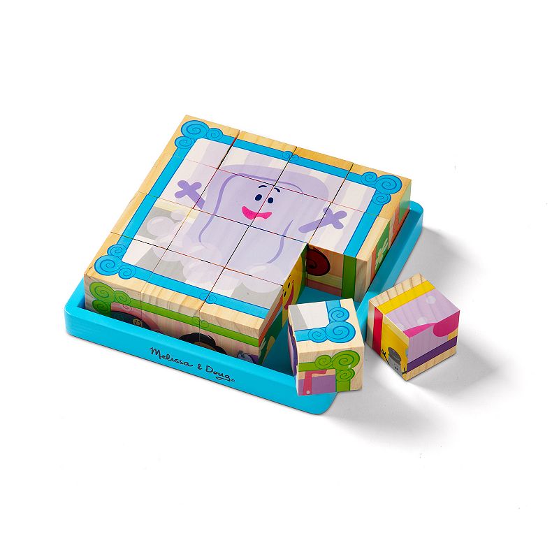 Melissa and Doug Blue's Clues and You Wooden Cube Puzzle