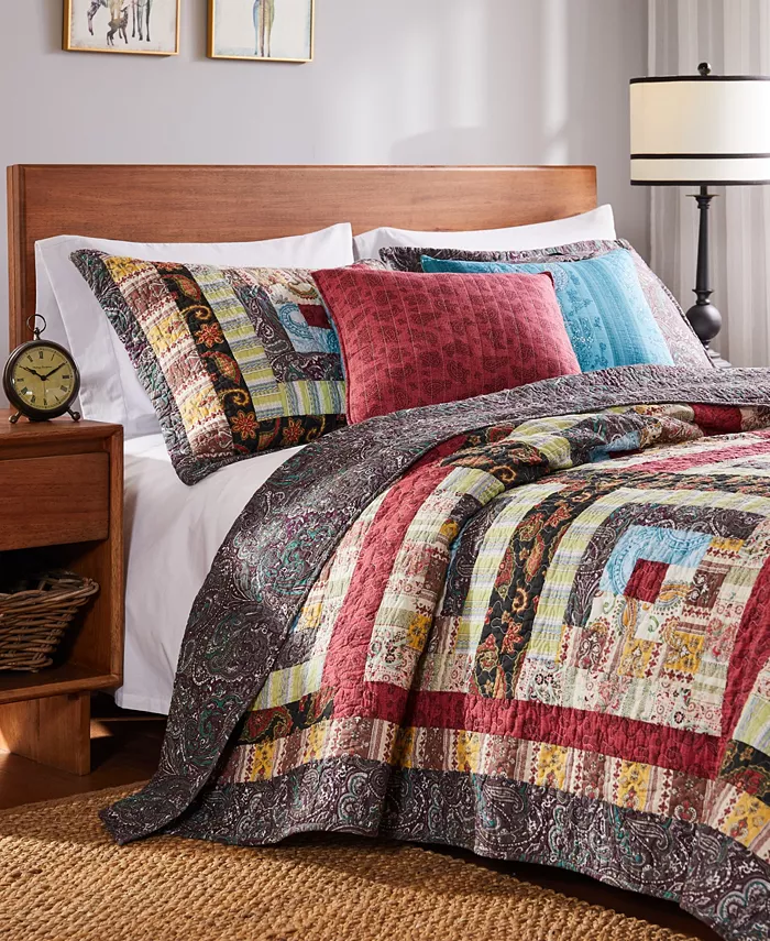 Greenland Home Fashions Colorado Lodge Quilt Set， 3-Piece Full - Queen