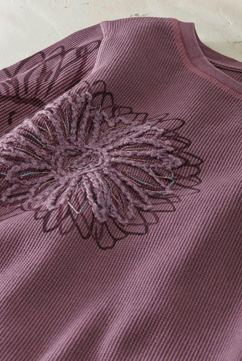Vintage Vignette Waffle Tunic - Coldwater Creek