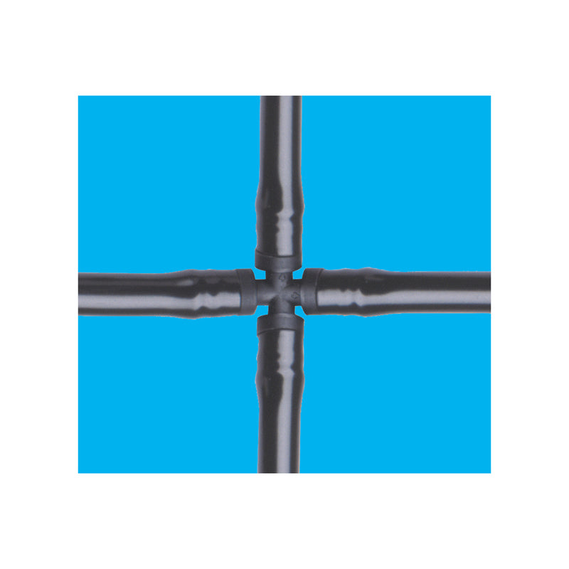 BARBED CROSS BLK 1/4