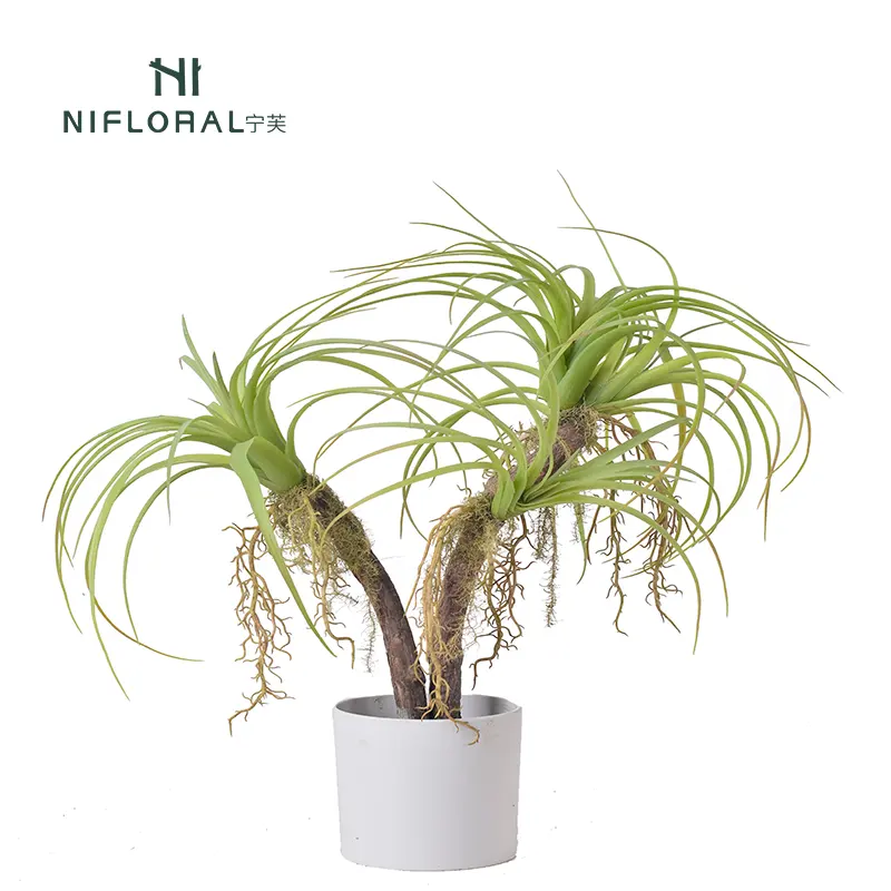 Nifloral New  Ideas 2023 Artificial Plants Greenery Pot Faux succulent Potted For Garden Decoration