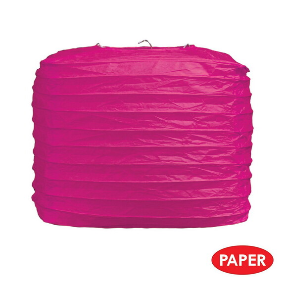 Beistle 54734 C Square Paper Lanterns  cerise  8