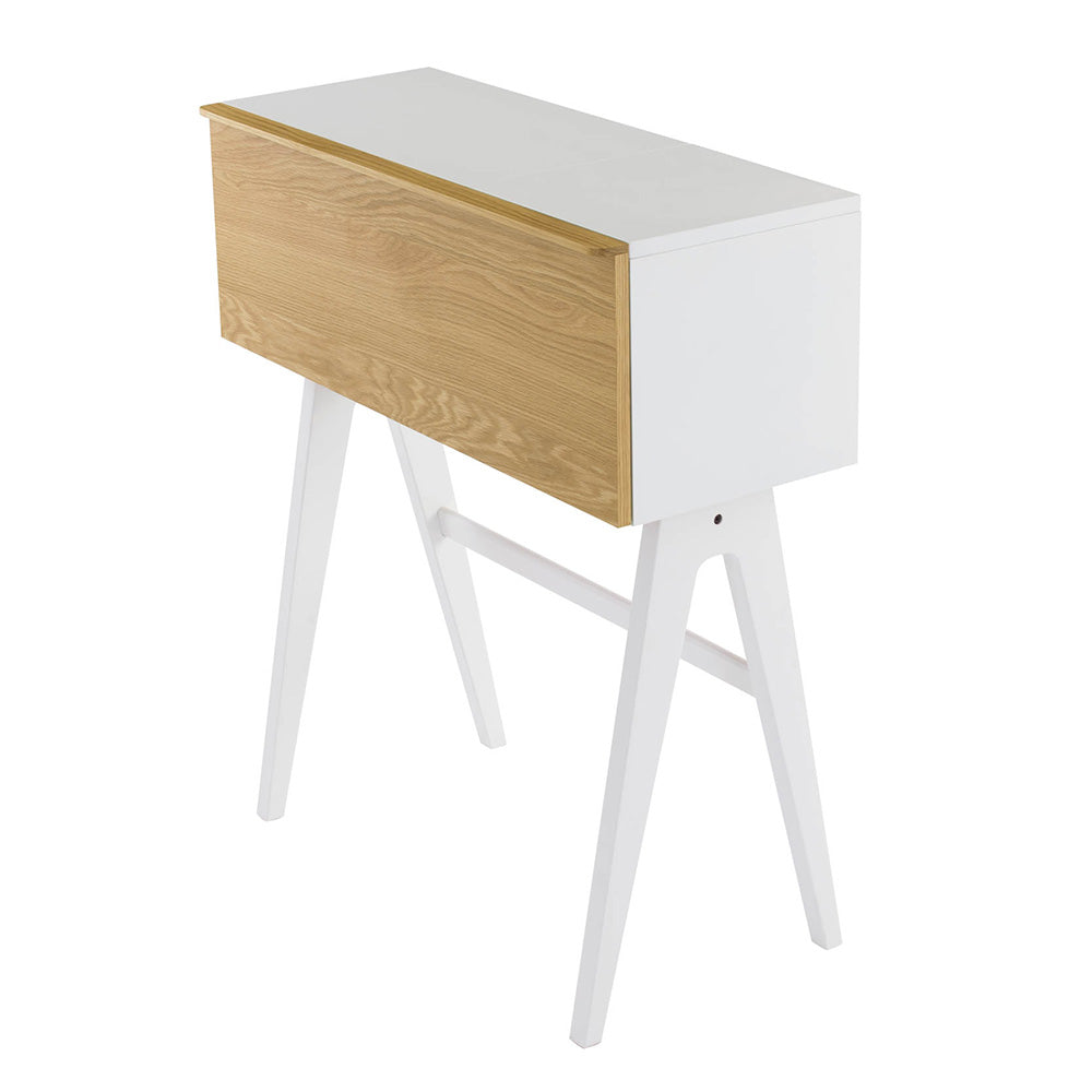 VALEN Study Desk 96cm - White & Oak