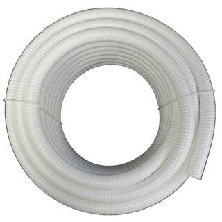 HYDROMAXX 2 in. x 50 ft. White PVC Schedule 40 Flexible Pipe 2201200050