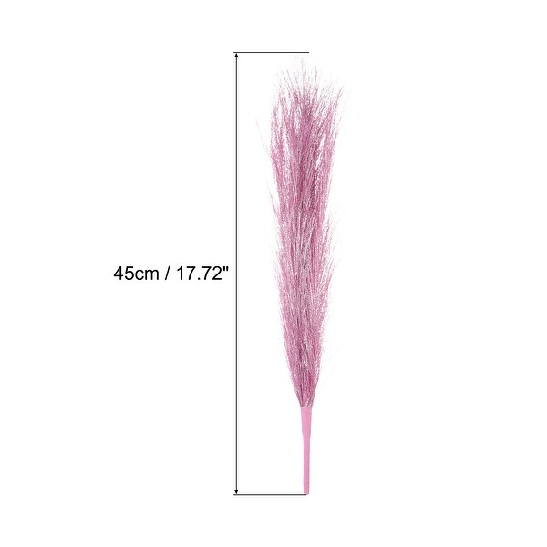 Faux Pampas Grass 17.7 Fake Pampas Grass for Wedding Decoration