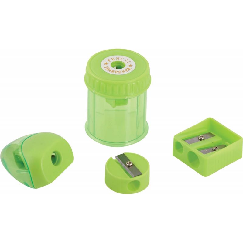 Smart Savers Pencil Sharpener Set Assorted (Pack of 12)