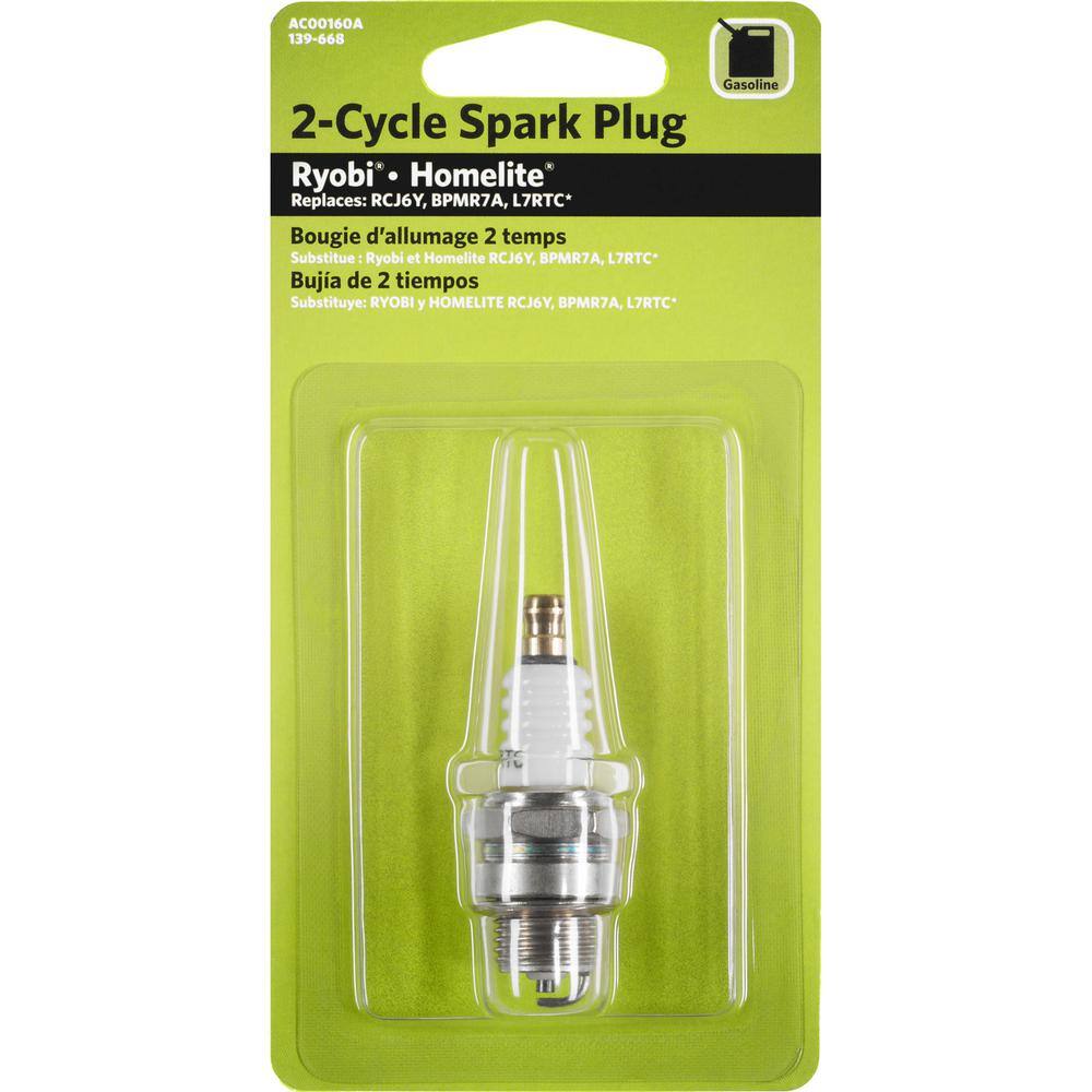 RYOBI 2-Cycle Spark Plug AC00160A