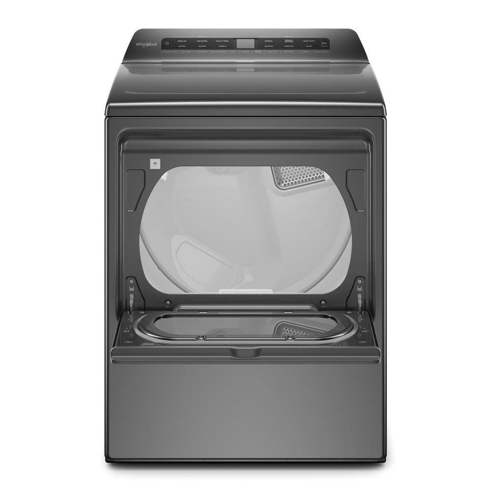 Whirlpool 7.4 cu. ft. 240-Volt Chrome Shadow Smart Electric Vented Dryer with AccuDry System WED6120HC