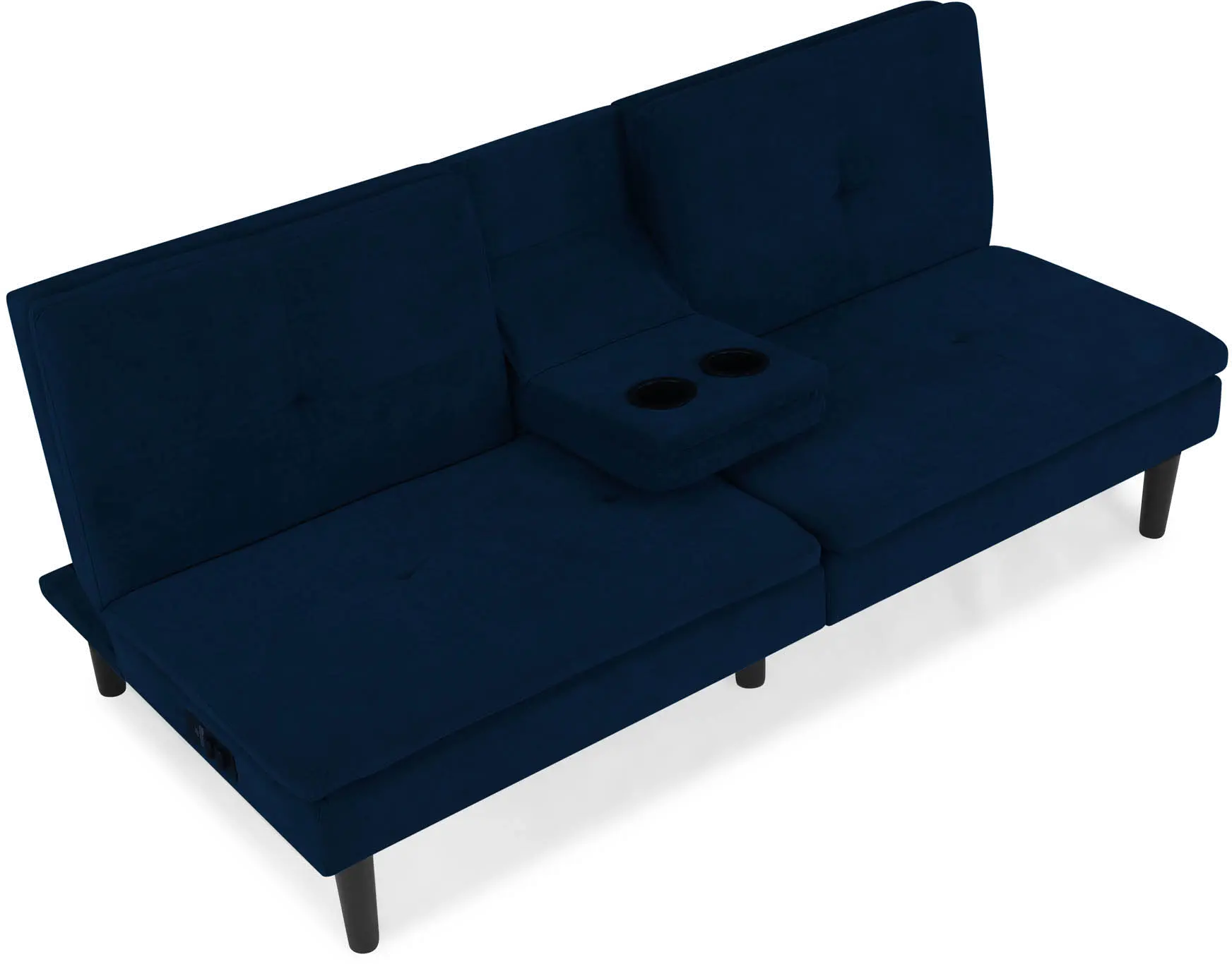 Orlando Dark Blue Serta Convertible Sofa