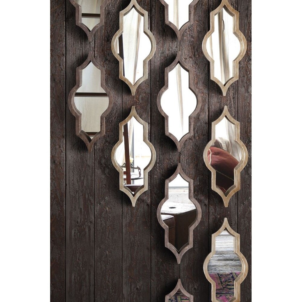 Tamanar Solid Wood Frame Moroccan Inspired Mirror   34\