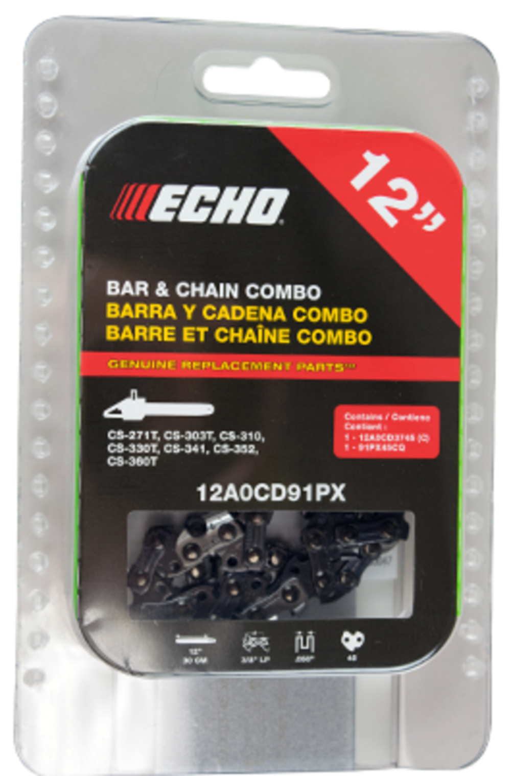 Echo Bar and Chain Combo Pack 12