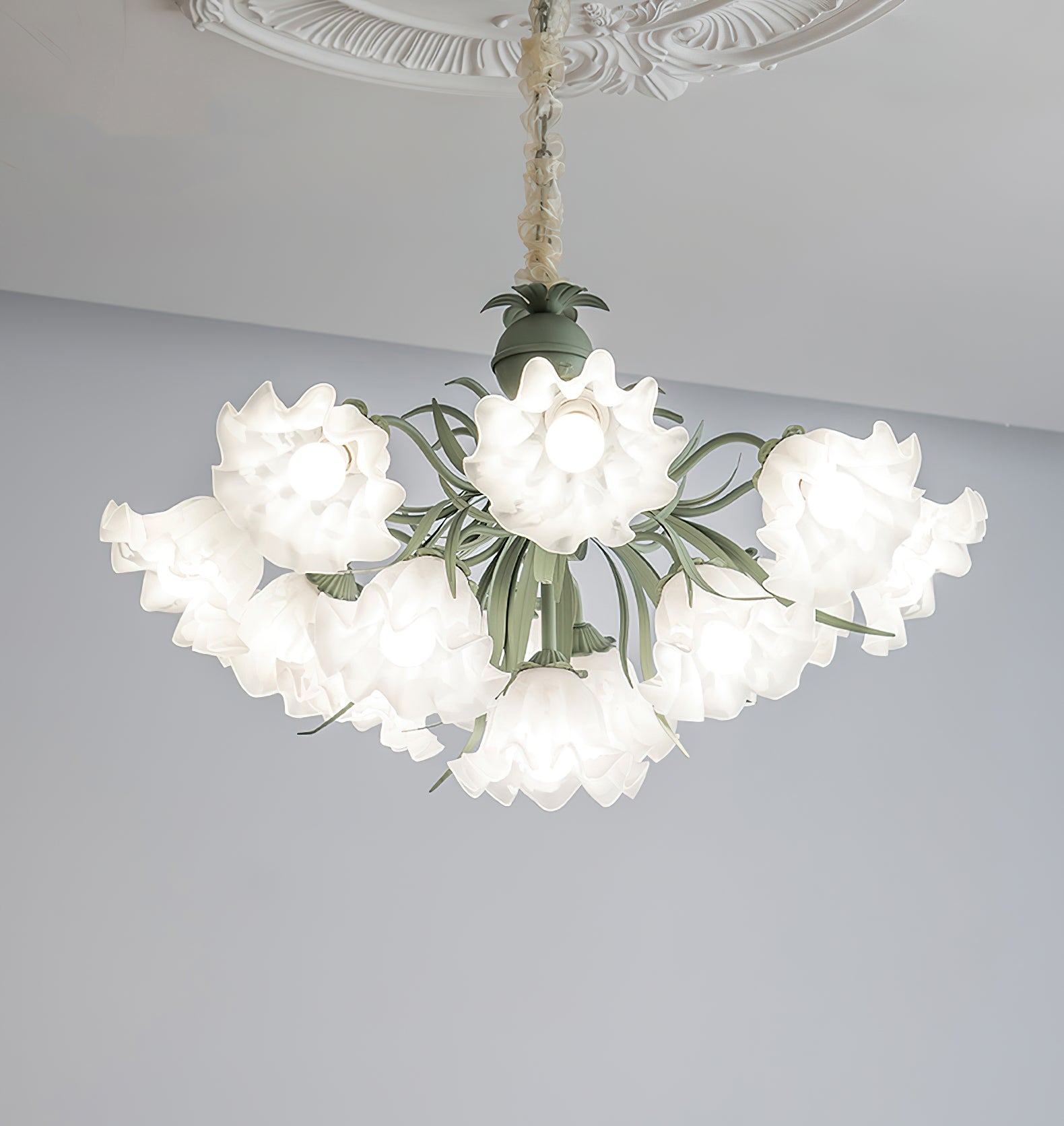 Lily of the Valley Flower Chandelier