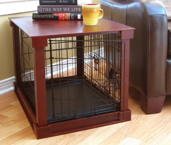 Zoovilla MPSC001 Cage with Crate Cover  Mohogany  ...