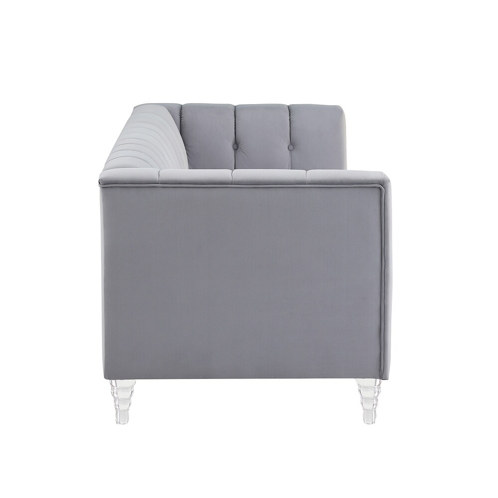 Modern and beautiful sofa with acrylic leg