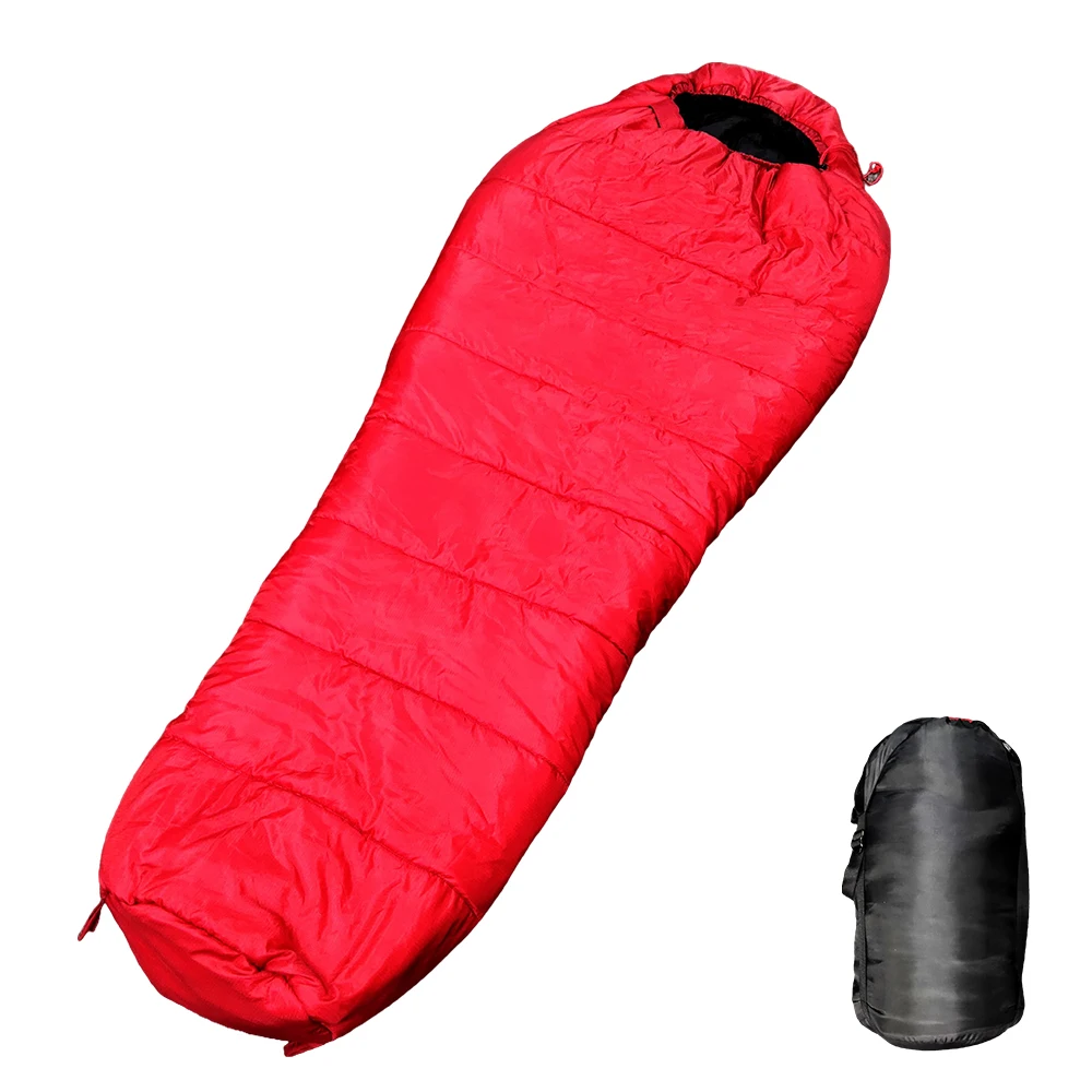 Factory Price Custom Outdoor Camping Mommy style Nylon fabric Winter Sleeping Bag