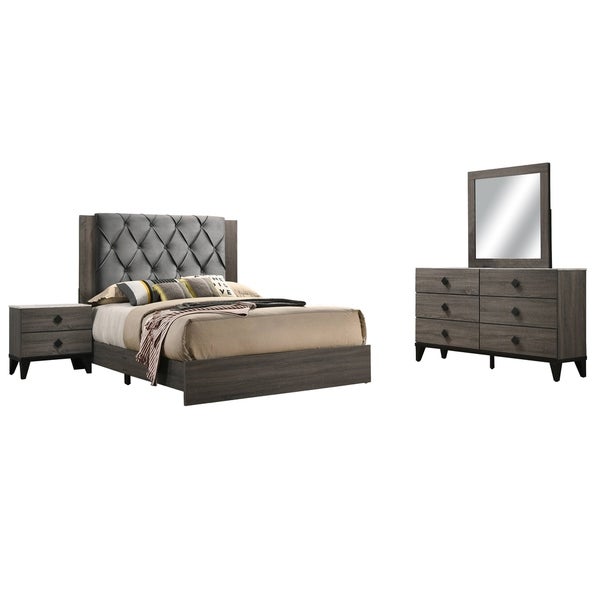 Best Quality Furniture Madelyn 4-Piece Bedroom Set - - 30964583