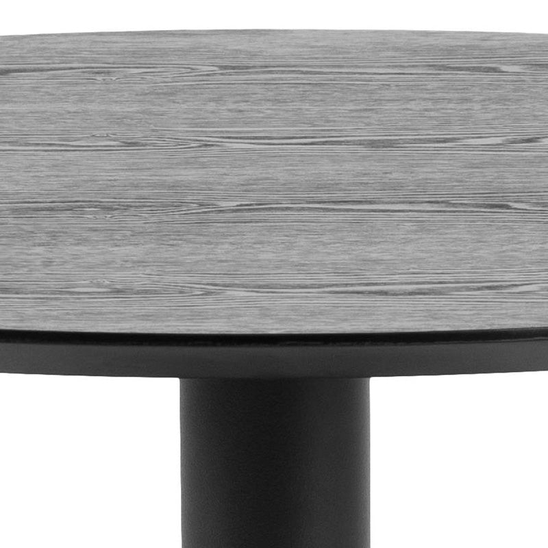 TITAN Round Dining Table 80cm - Black