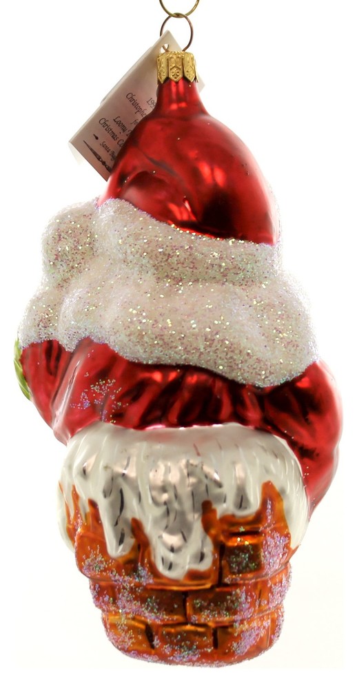 Christopher Radko SANTA BUGS Glass Ornament Loony Tunes Warner   Contemporary   Christmas Ornaments   by Story Book Kids Inc  Houzz