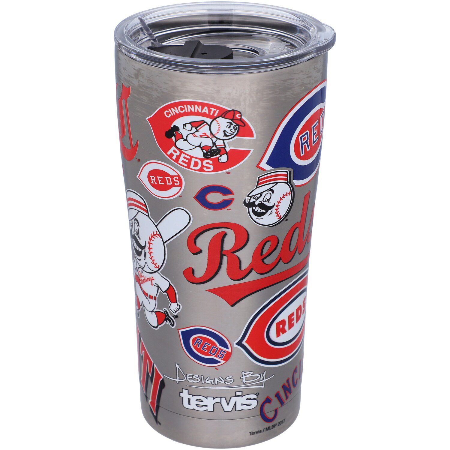 Tervis Cincinnati Reds 20oz. All Over Stainless Steel Tumbler with Slider Lid