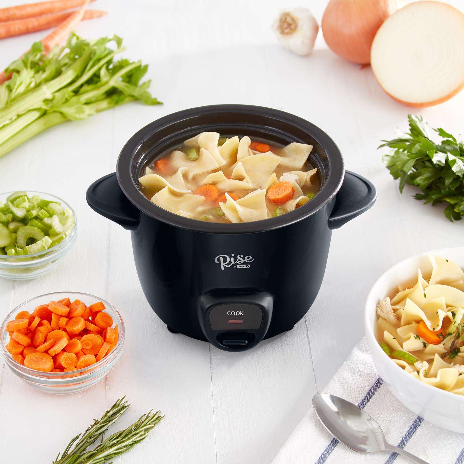 Rise by Dash Black 2 cups Rice Cooker