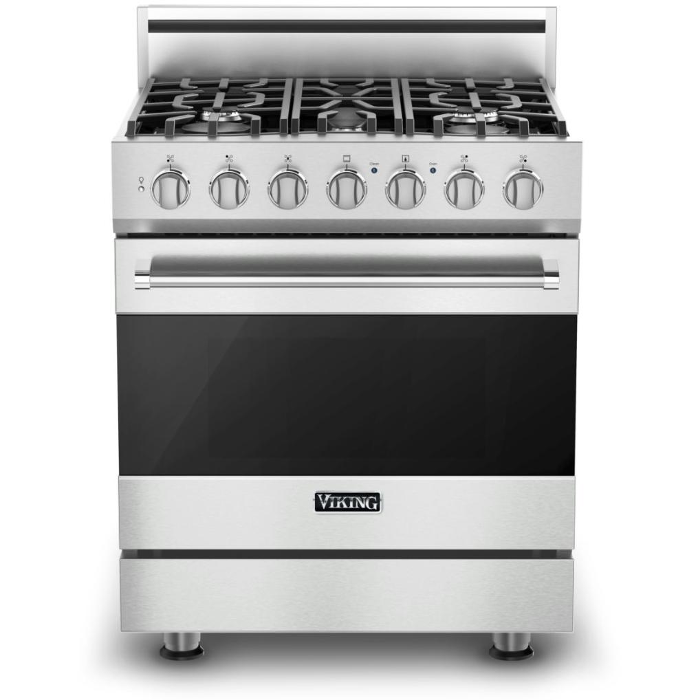 Viking 30-inch Freestanding Dual-Fuel Range with Vari-Speed Dual Flow Convection CRVDR3302-5BFW