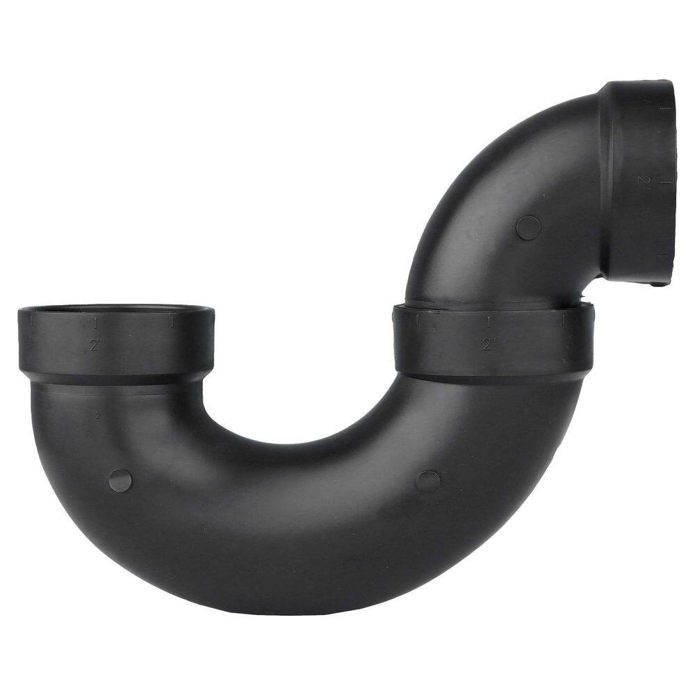 Charlotte Pipe 2 in. ABS DWV P-Trap ABS00706X0800HD