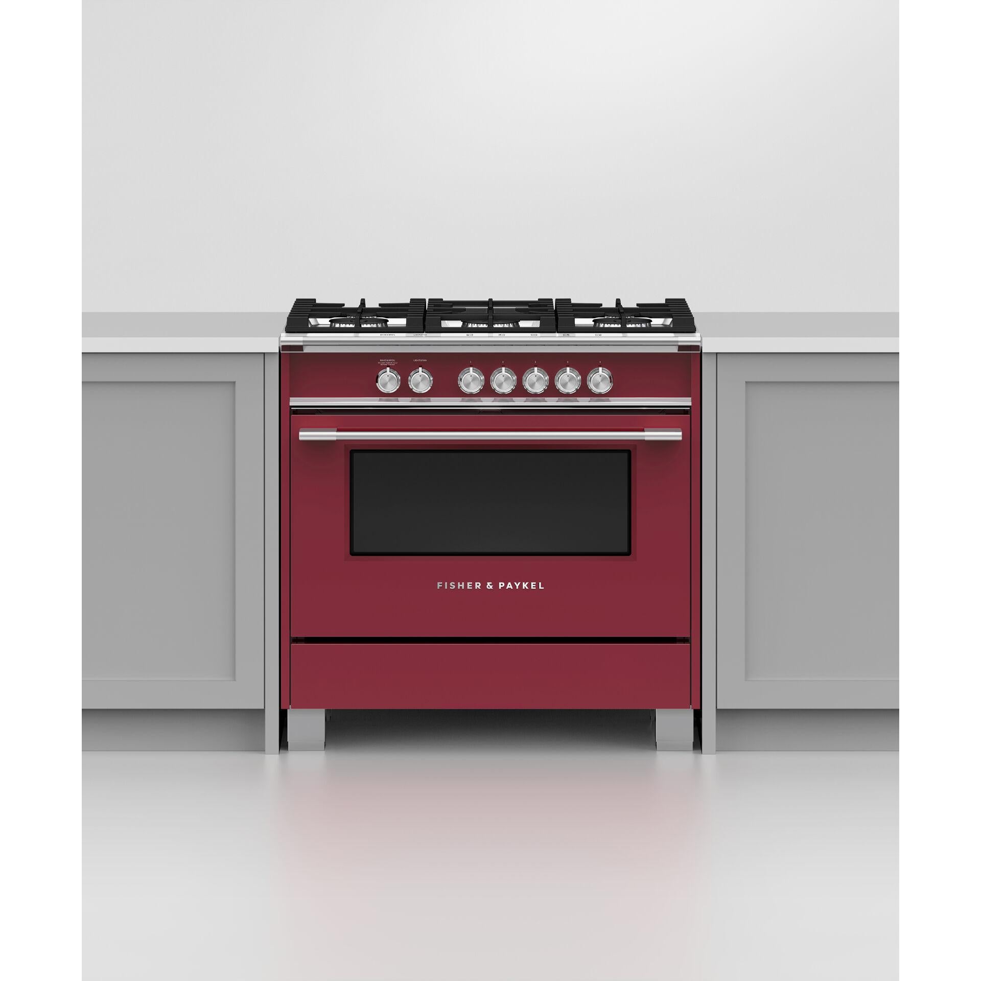 Fisher & Paykel 36-inch Freestanding Gas Range with AeroTech? Technology OR36SCG4R1