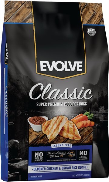 Evolve Classic Deboned Chicken and Brown Rice Recipe Dry Dog Food