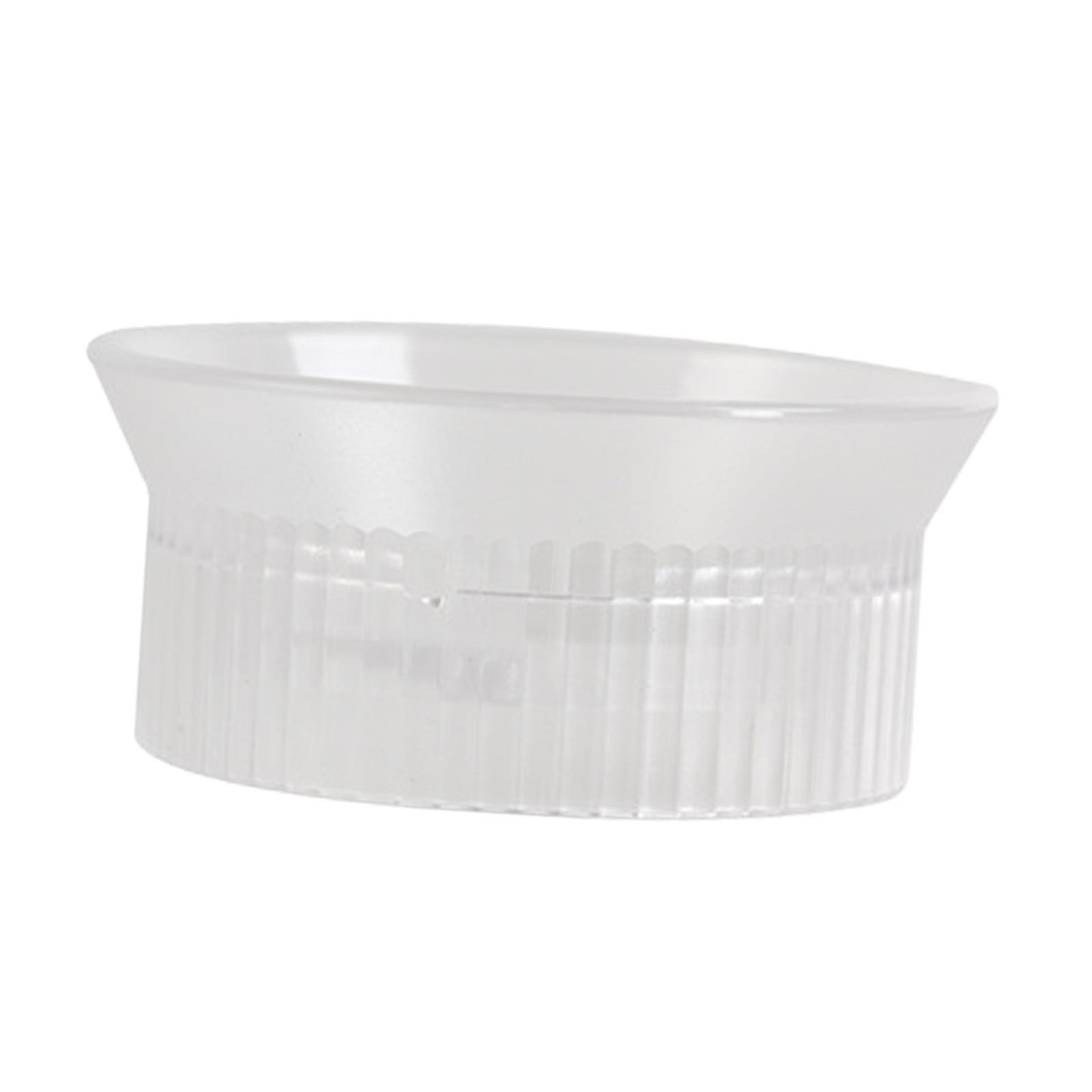 Coffee Pot Tamper Rotary Powder Dosing Ring 360 Rotating Coffee Powder Filler Clear 150ml