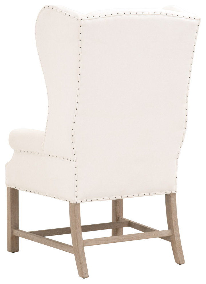 Arm Chairs Chateau Arm Chair LiveSmart Peyton Pearl  Natural Gray Ash   Transitional   Armchairs And Accent Chairs   by Sideboards and Things  Houzz